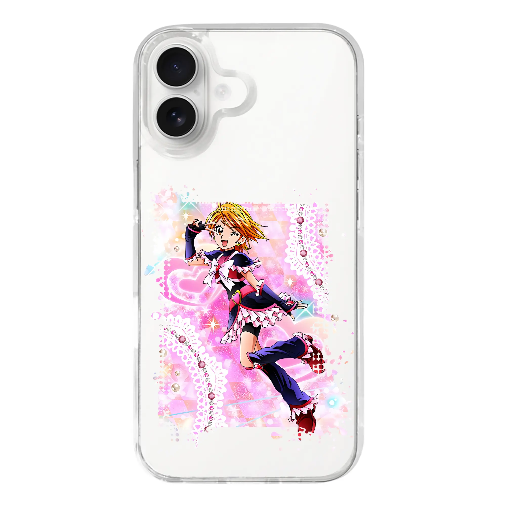 プリキュア グッズ,美墨なぎさ - iPhone 17シリーズ 透明スマホケース – 薄型・耐衝撃・精密フィット保護カバー